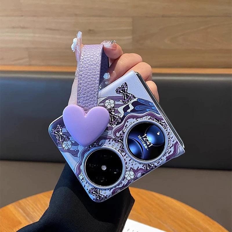 Trendy Brand Phone Case for Huawei Folding Screen p50pocket Fashionable Handheld Wristband pocket2 Protective Case S