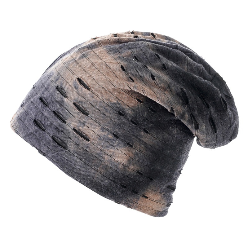 Estilo japonés Delgado negro teñido con lazo sombrero de pila de moda femenina primavera y otoño tendencia de la moda Internet celebridad personalidad bolsa pañuelo sombrero masculino verano