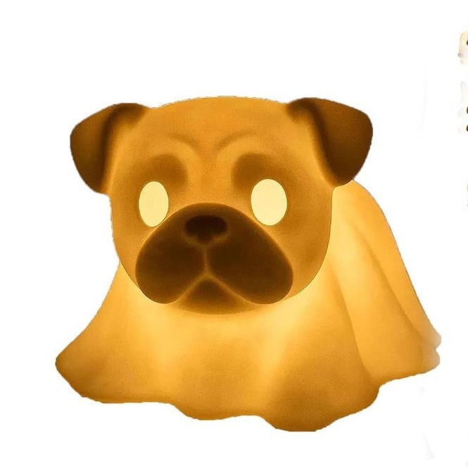 Dachshund Ghost Lamp腊肠犬鬼魂灯摆件树脂工艺品发光鬼狗|undefined