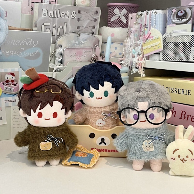 10cm15cm20cm棉花娃娃娃衣秋冬小毛衣一二三代拉布布玩偶衣服着替|undefined