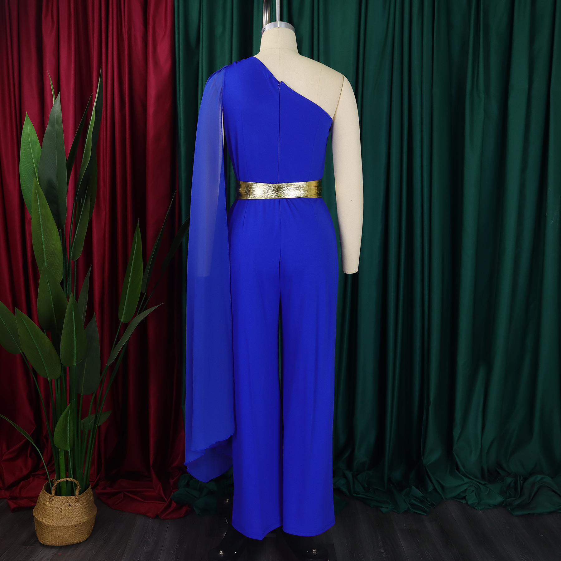 595g Weight Asymmetrical Sleeve Sleeve Length Full Length Pants Length Spandex, Polyester Fabric Type High Waist Waist Line Jumpsuits Pants Type Stretchy Elasticity Bodysuits Tops Type Holiday, Cocktail Party Occasion Slim Fit Type Solid Color Pattern Summer, Spring Season Women's Gender Sexy, Streetwear Style Women's Holiday Cocktail Party Bodysuits Sexy Streetwear Solid Color Full Length Jumpsuits 35