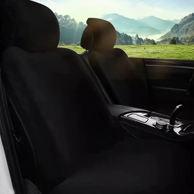 Car Seat Cushion Winter Plush Rabbit Fur Warm Single Seat Square Cushion Free Binding Backrest Warm Seat Cover Thickeneded Car Cushion (Seat cushion, seat cover) - imitation-rabbit-fur-black-car-alone