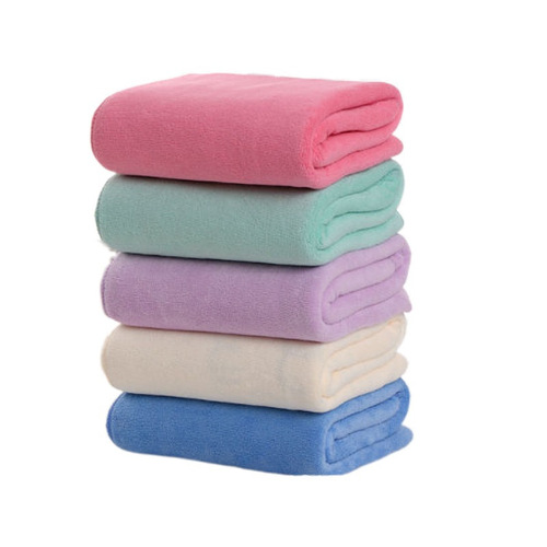 Source factory thickened plain large bath towel, soft, absorbent and lint-free, beauty salon bed and bath towel wholesale logo