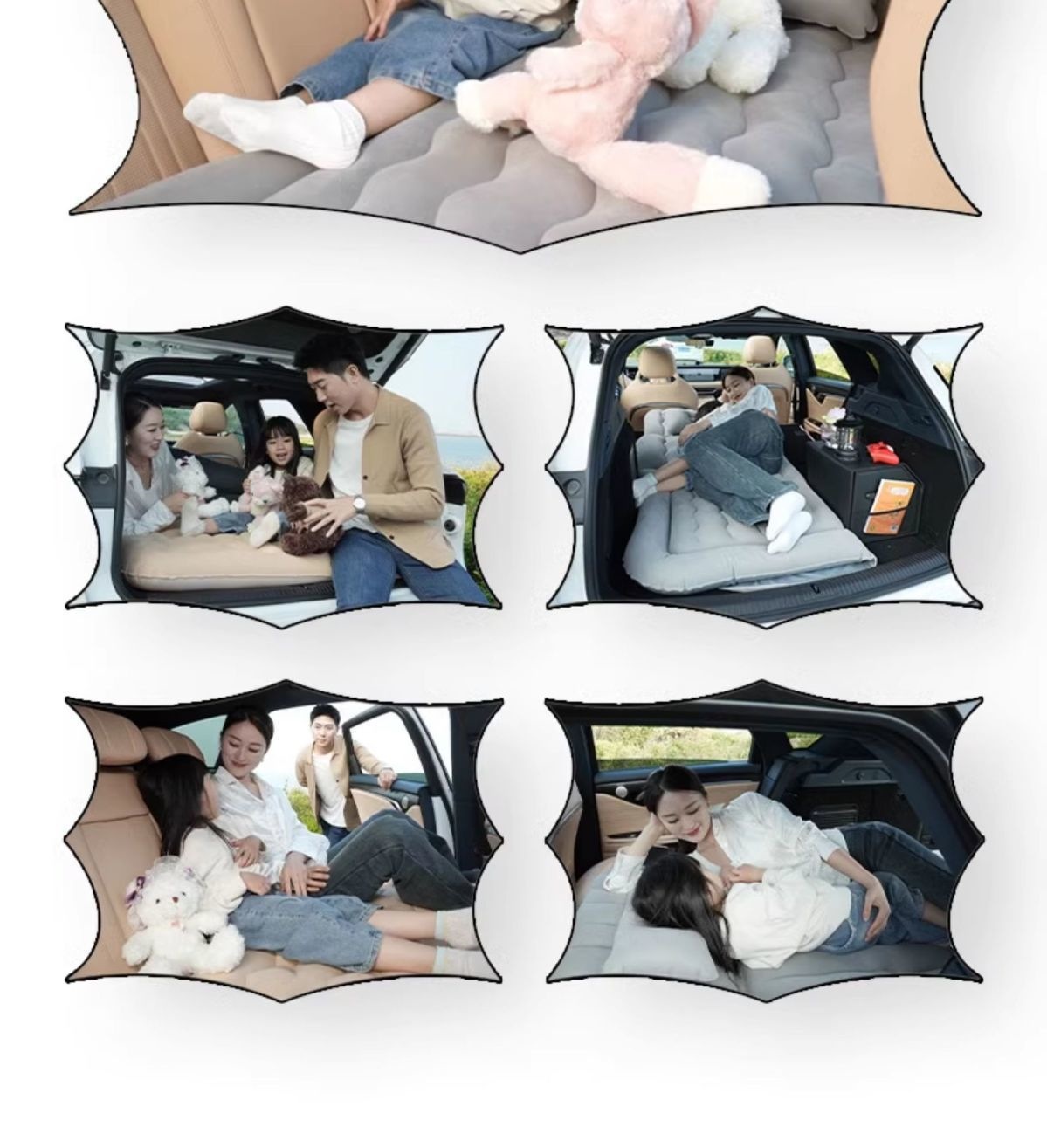 Volkswagen series car air mattress, T-Roc rear seat sleeping pad, Talagon air mattress, ID.4 trunk mattress, ID.3