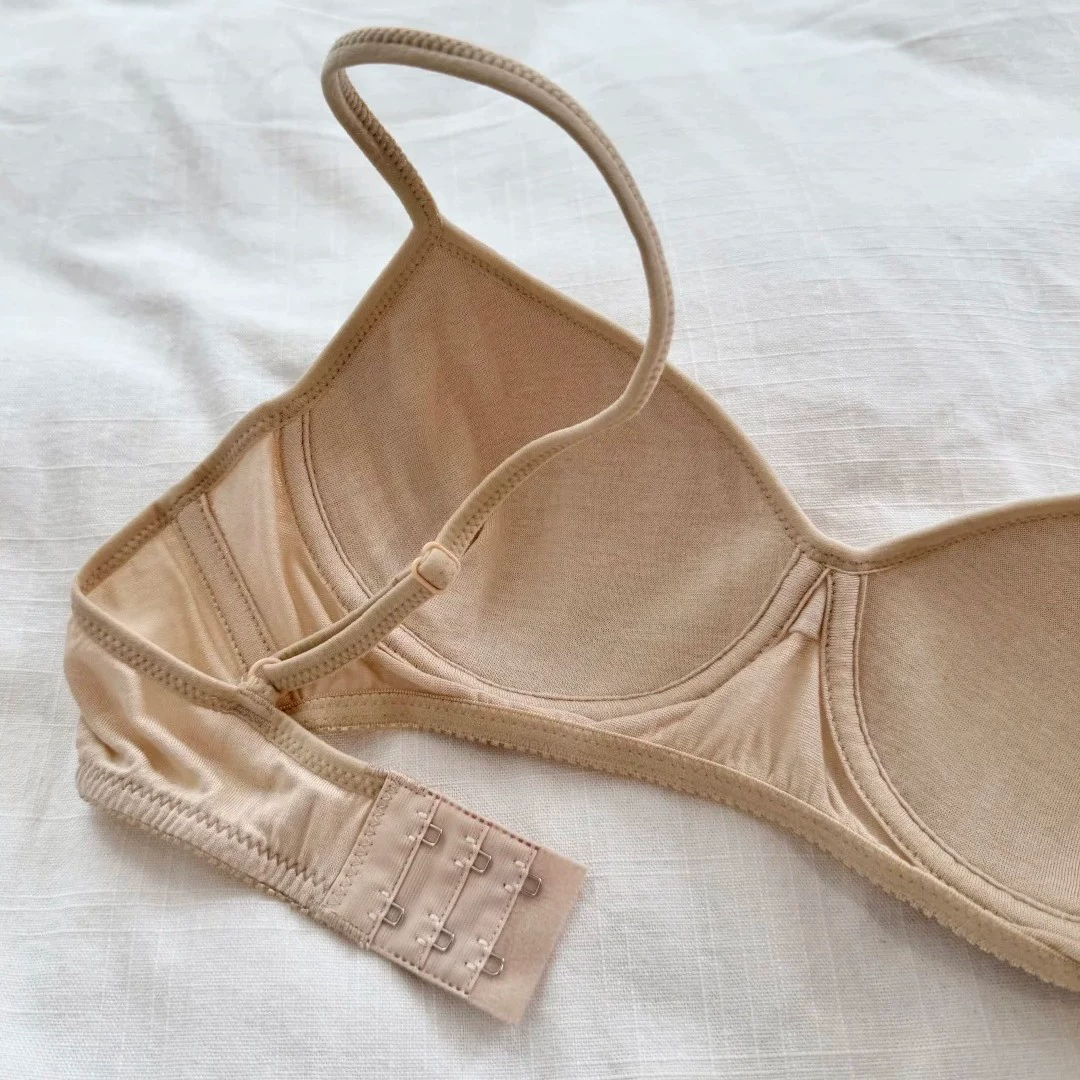 Japanese comfortable breathable wireless bra, thin summer underwear, supporting bra top
