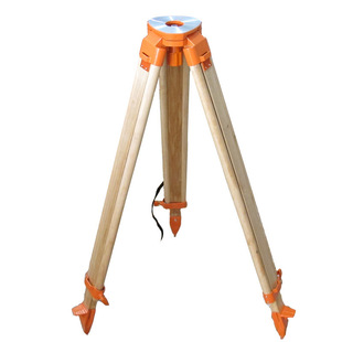 Runeng Level Wooden Tripod Aluminum Alloy Tripod Level Bracket Level Sturdy and Durable Tripod