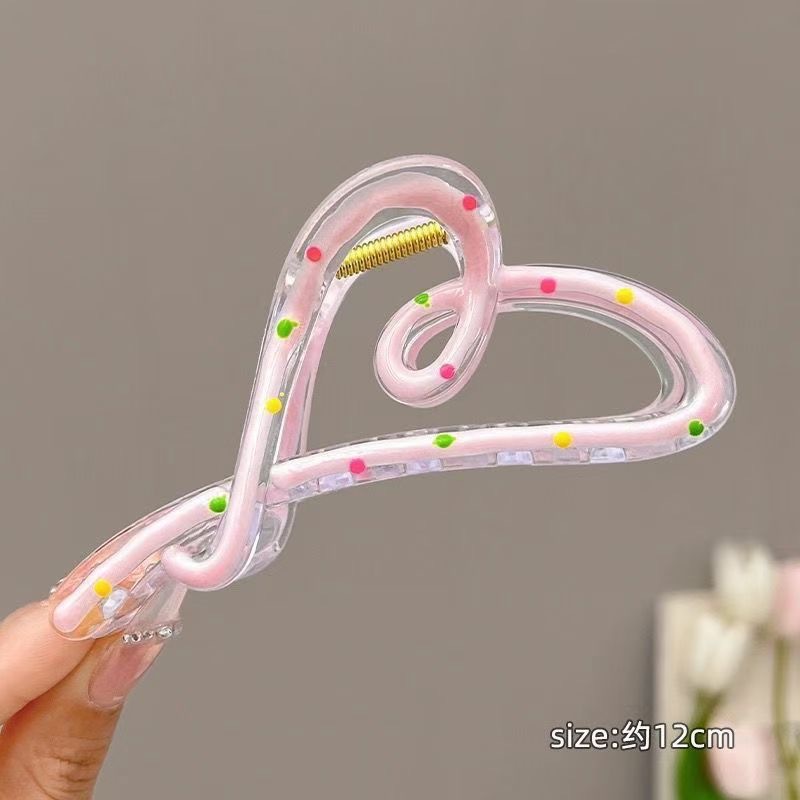 Colorful polka dot love powder