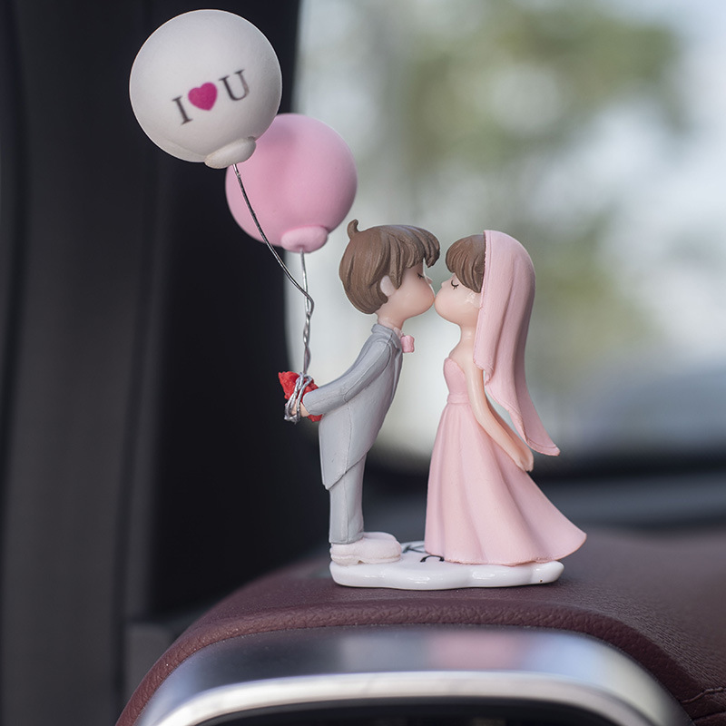 Celebridad en línea linda pareja coche interior accesorios consola central espejo retrovisor coche pareja decoración coche interior decoración suministros