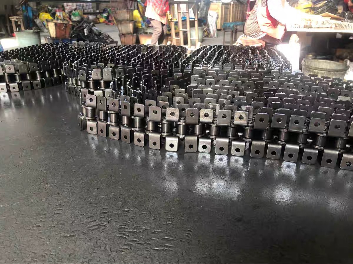 3分06B4分08B10A12A16A10B短节距工业传动弯板带耳链条非标链条