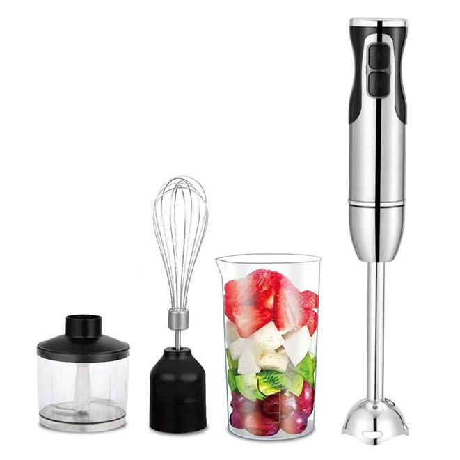 Barra de cocina de mano, mezclador de engranaje ajustable de acero inoxidable, mezclador de cocina de alimentos complementarios, mezclador hand blender