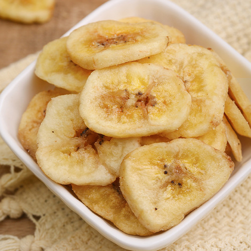 【Factory Direct Sale】50g Pack Banana Dried Fruits, Non-Fried, Canned Fruits, Fruit Snacks, Wholesale