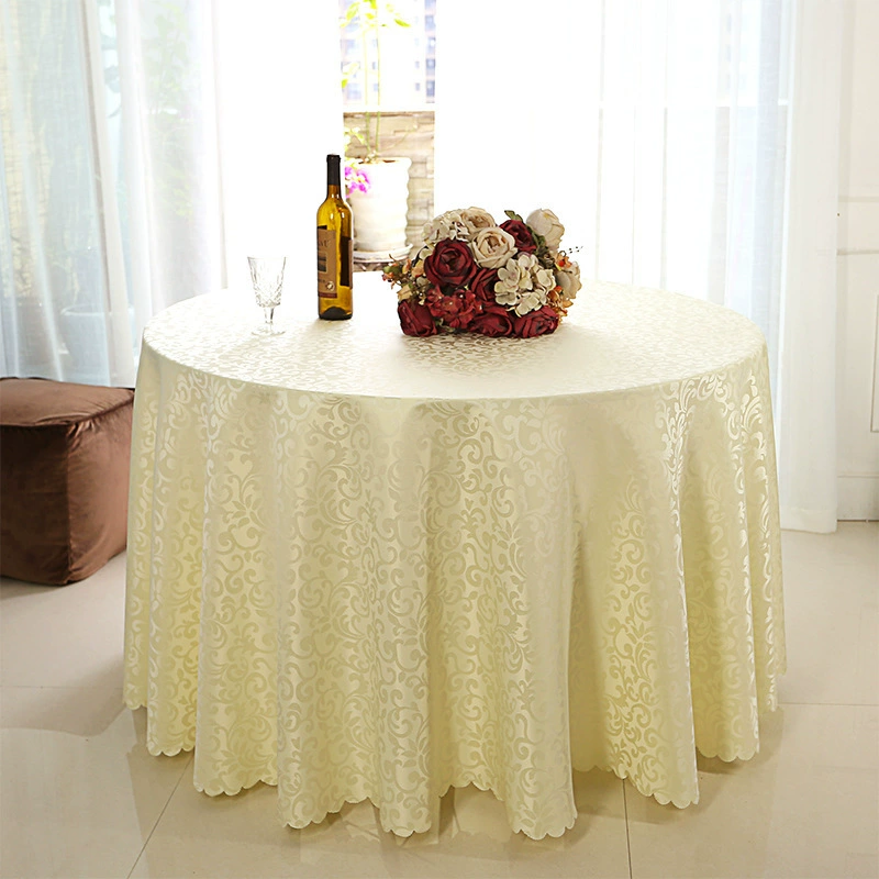 Blossom Table Cloth Hotel Restaurant Polyester Hook Flower Round Founded Fedry Fedry Wedding Conference The Titan Table Skirt Manufacturer directly confess