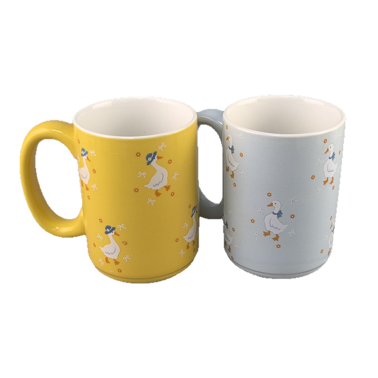 Creativo en línea encantador pato taza de cerámica ins viento alto valor familiar taza de agua de negocio regalo personal acompañante