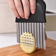 不锈钢深纹狼牙切土豆波浪刀家用波纹形切片器薯格片切薯条刀神SJ