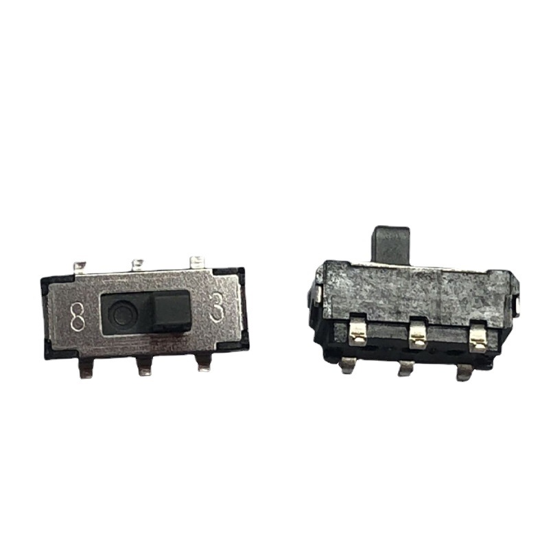 SSSS213202 ALPS原装 贴片6脚2档拨动开关 2.5MM双排滑动开关