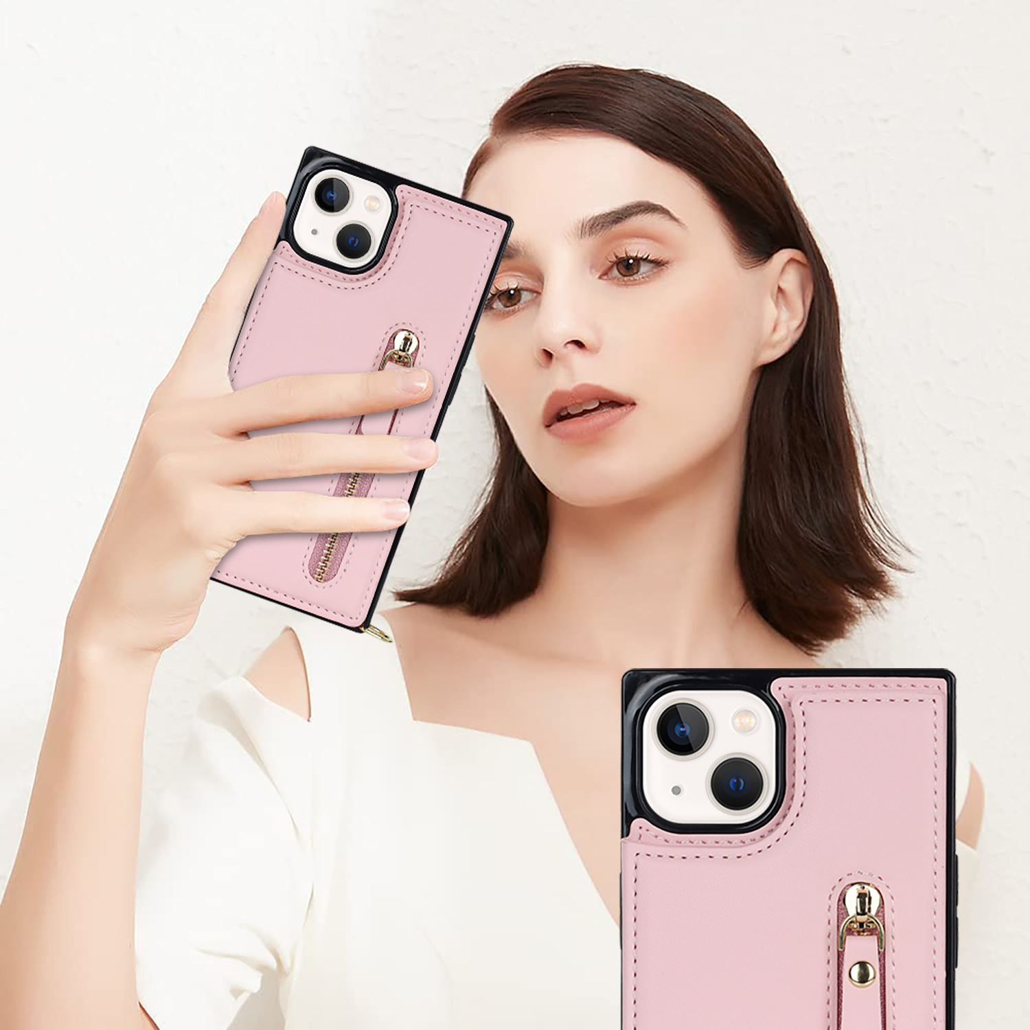 Handyhülle Aus Leder Für Iphone Pro Umhängetasche Mit Band_voghion.com