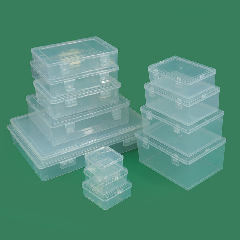 Living Room Highly Transparent Pp Empty Box Flip-Top Plastic Box Stationery Card Parts Storage Box Jewelry Cosmetics Packaging Box Living Room Highly Transparent Pp Empty Box Flip-Top Plastic Box Stationery Card Parts Storage Box Jewelry Cosmetics Packaging Box