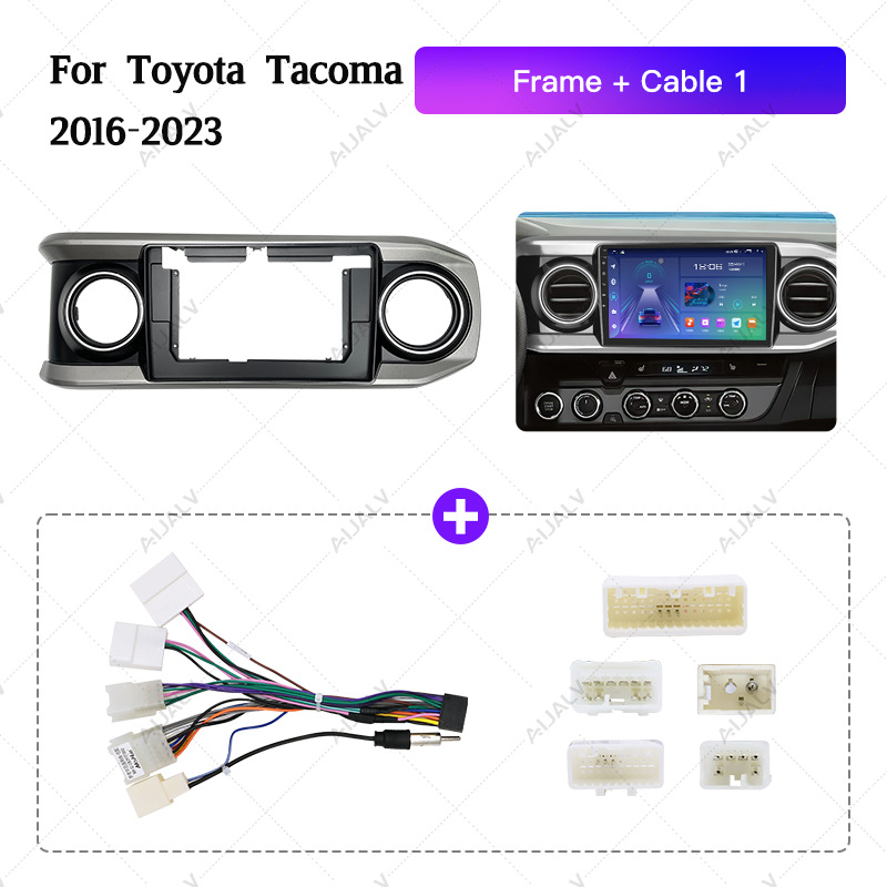 Factory Price Central Control Dvd Face Frame Suitable for Toyota Tacoma Toyota Tacoma Modified Panel Versatile Frame