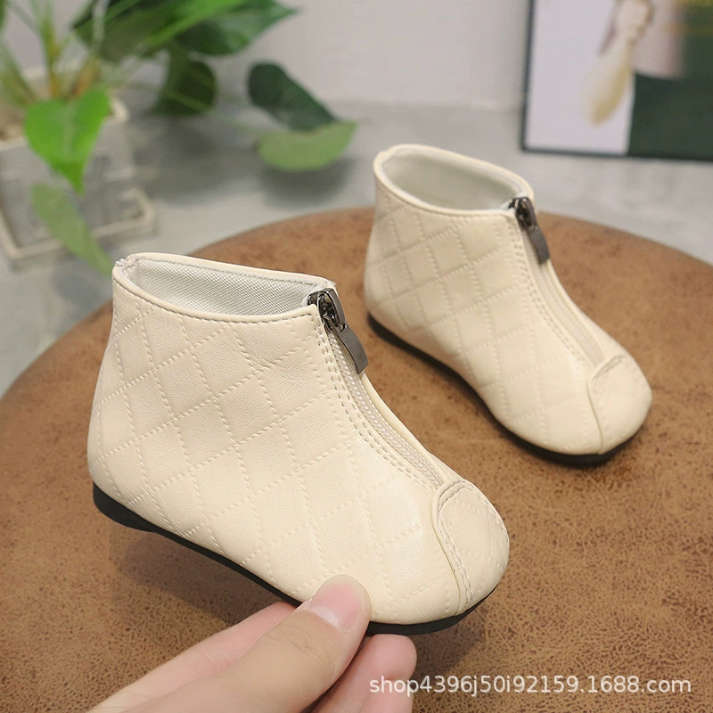 Children's footwear girl's, low boots for princess for early age, shoes, autumn, soft sole