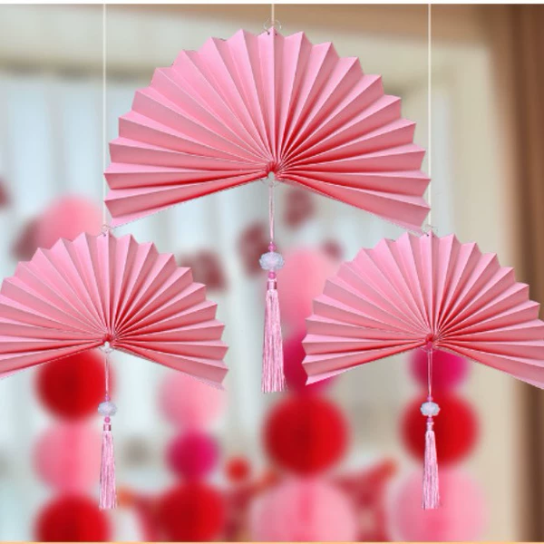 2 20#+1 30# pink ceiling fans