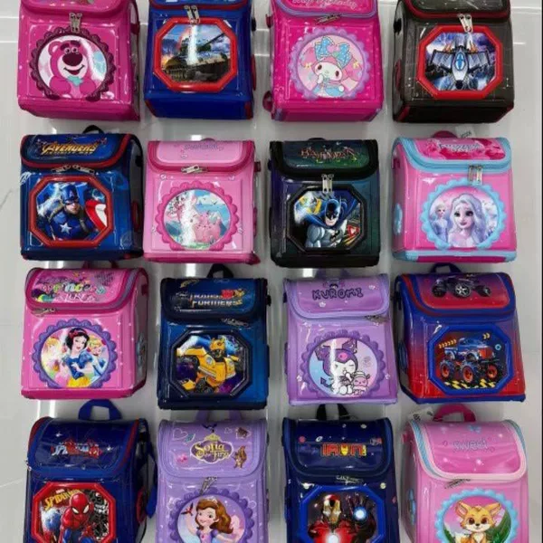 Lunch Bag Cross-Border Hard Shell Bag 3D Kindergarten School Bag Cartoon Children's Lunch Bag Insulated Foreign Trade Backpack