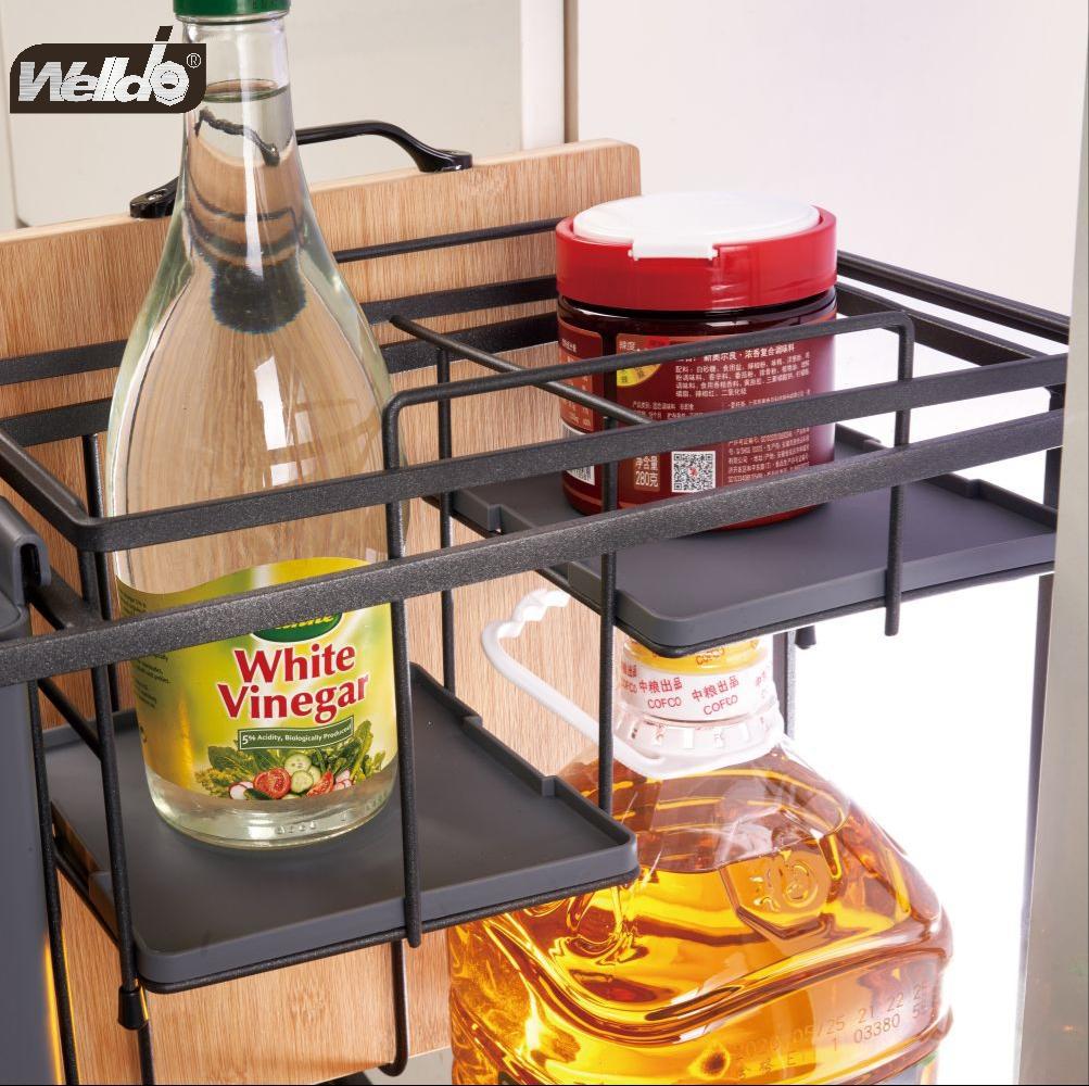 Welldo纬东 厨房地柜功能调味拉篮橱柜抽屉式功能调味拉篮