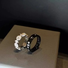 超仙満天星高級感カップルペアリングファッション個性気質指環