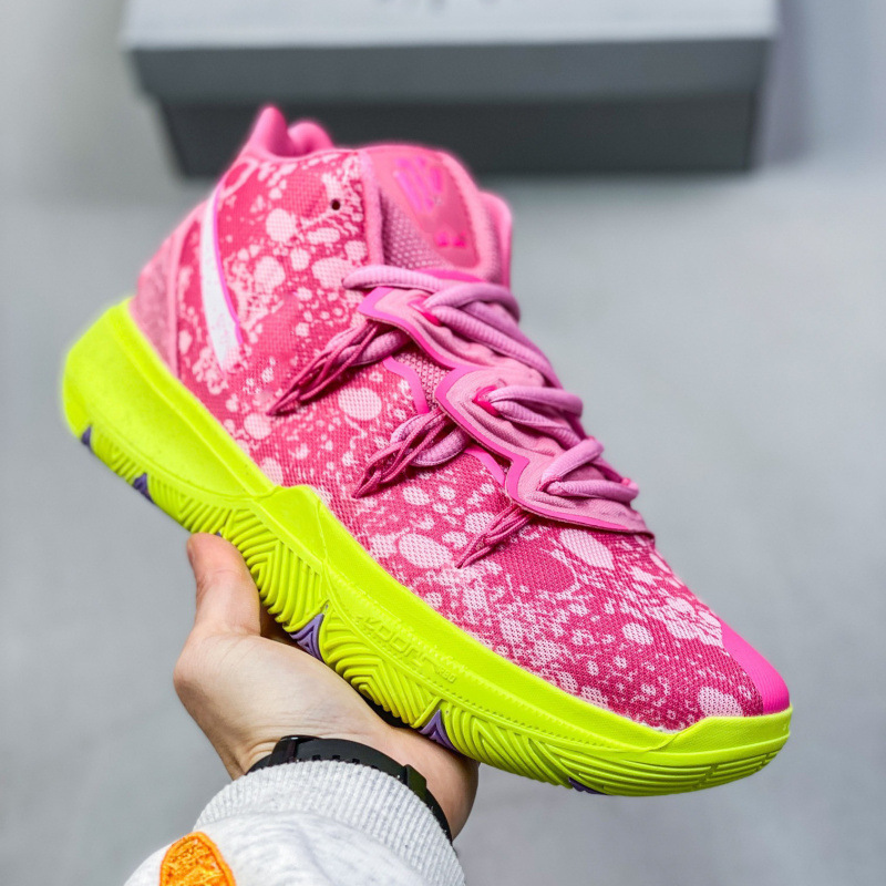 High-Quality Kyrie5 Generation Basketball Shoes Spongebob Mesh Breathable Men's and Women's Outdoor Training Shoes Casual Sports Shoes High-Quality Kyrie5 Generation Basketball Shoes Spongebob Mesh Breathable Men's and Women's Outdoor Training Shoes Casual Sports Shoes