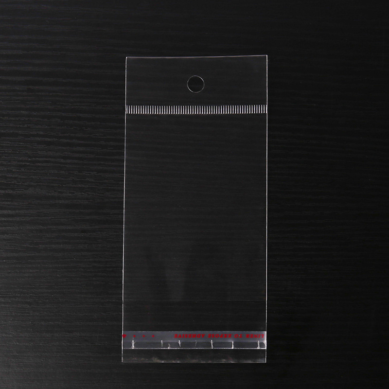 100 PCS/Package Quantity 100 PCS/Package Plastic Basic Daily Transparent Jewelry Packaging Bags