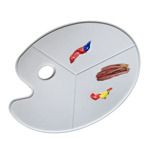 Color Palette Children's Paint Box, Watercolor, Gouache, Oil Paint Brush Palette for Art Students