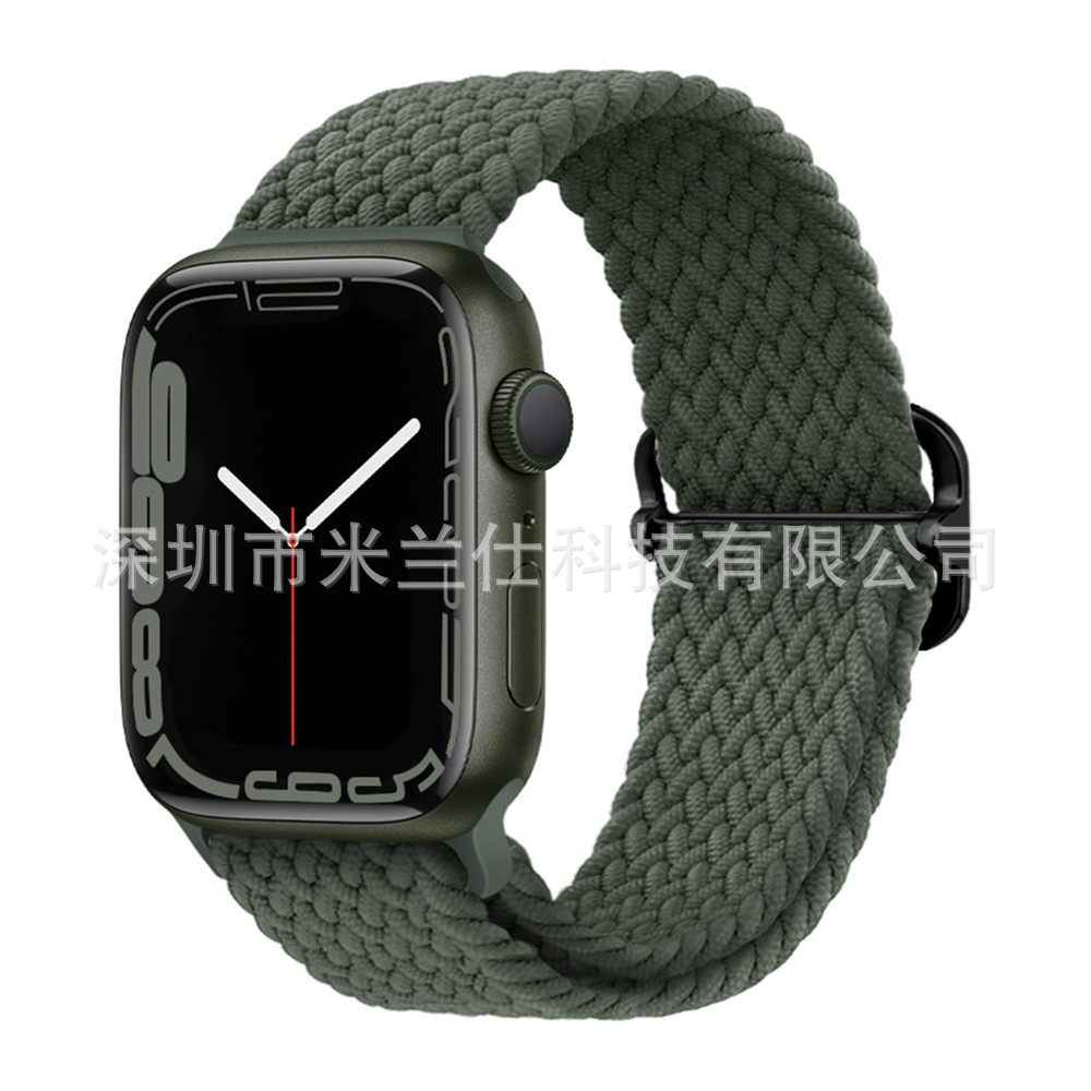 Nylon tejido para Apple iwatch456789 Apple ultra2 hebilla deslizante elástica S9 correa de reloj fabricante