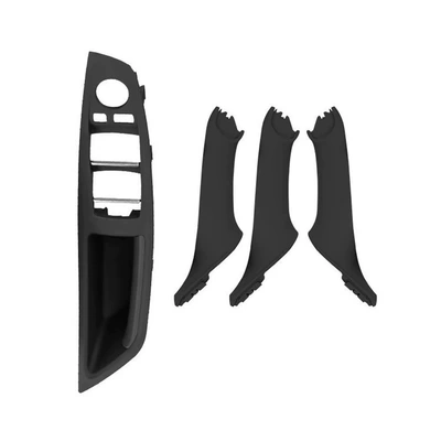 armrest handle 7-piece set — Armrest, handle, handle - black-4-piece-set