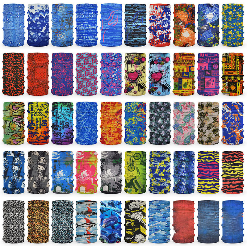 Outdoor Cycling Men and Women Versatile High-Elastic Sun Protection Seamless Magic Headscarf Sports Neck Cover Cycling Mask Neck Scarf Headband Outdoor Cycling Men and Women Versatile High-Elastic Sun Protection Seamless Magic Headscarf Sports Neck Cover Cycling Mask Neck Scarf Headband
