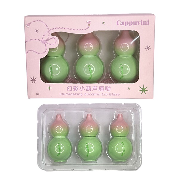 three stages lip gloss