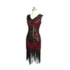 Clothing, retro wedding dress, nail sequins, halloween, European style, with embroidery, wholesale