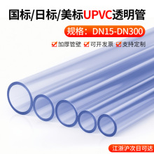 戎生upvc透明管硬管pvc-u塑料管化工级国标美日标管鱼缸水管dn25