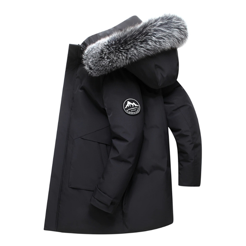 Black (including fox fur collar)