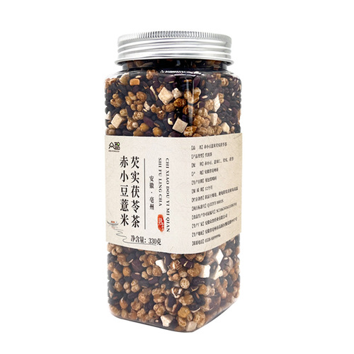 Adzuki bean, coix seed, gordon seed, poria cocos tea, coix seed tea, red bean and barley tea, three steaming, three drying, one stir-frying, one piece for shipping