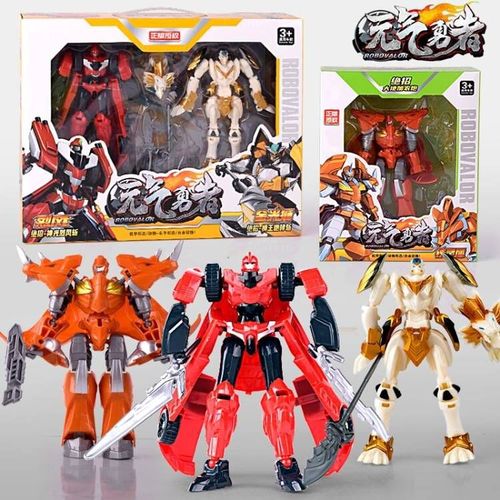 Children's Toy Car Model Stunt Transformation Car Boy King Kong Dinosaur Transformation Robot Toy Street Stall Wholesale