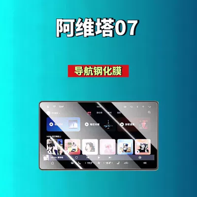 Car interior film screen tempered films, navigation remote - 26-models-of-avita-07156inch-navigationhd-tempered-glass-film