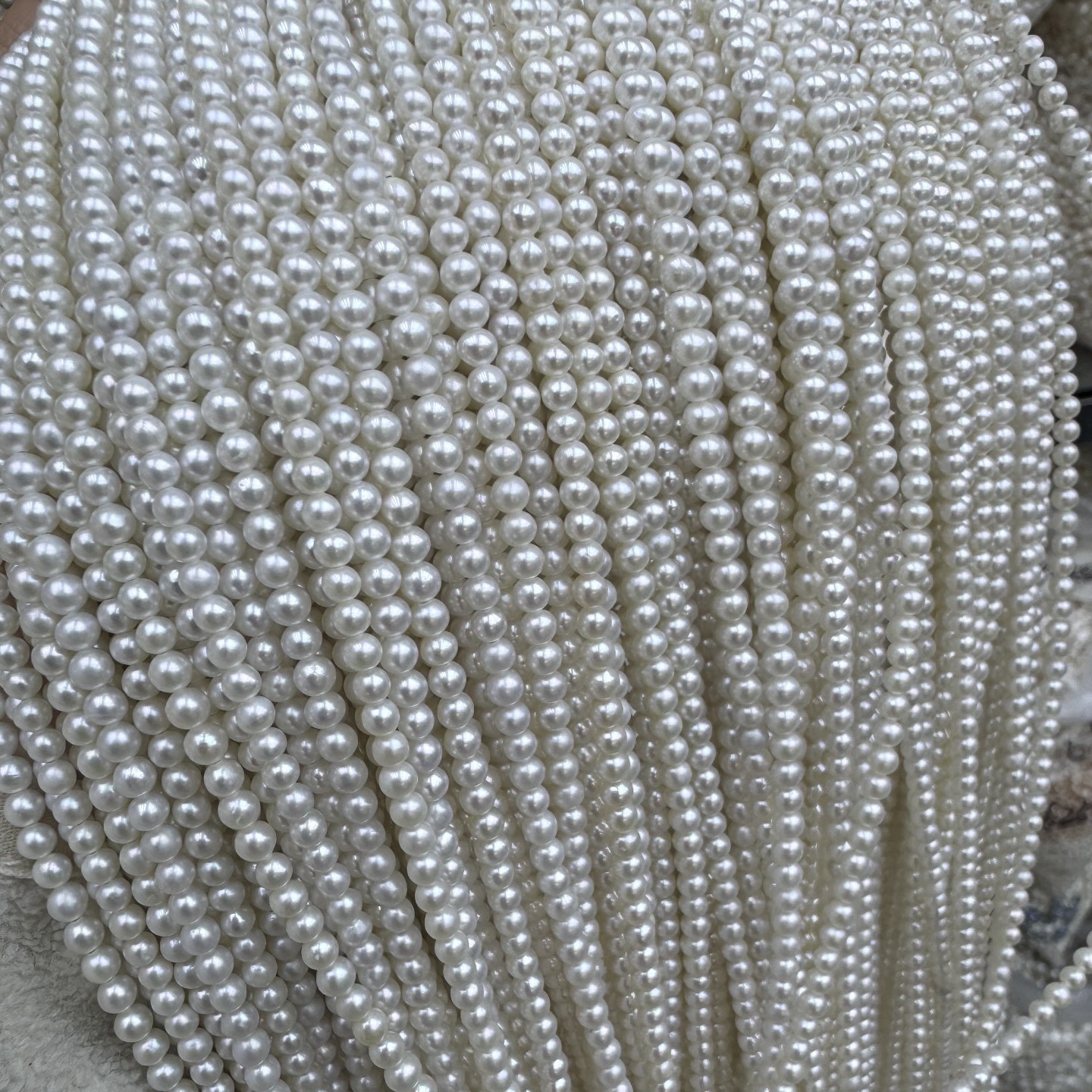 Zhuji Natural Freshwater Pearls 4-5mm Near-Round Beads DIY Necklace Bracelet Jewelry Freshwater Pearl Loose Beads Wholesale