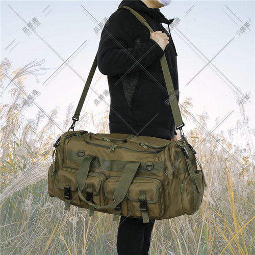 Men's Outdoor Analog Tactical Travel Bag Large Capacity Mountaineering Camping Shoulder Bag Amazon