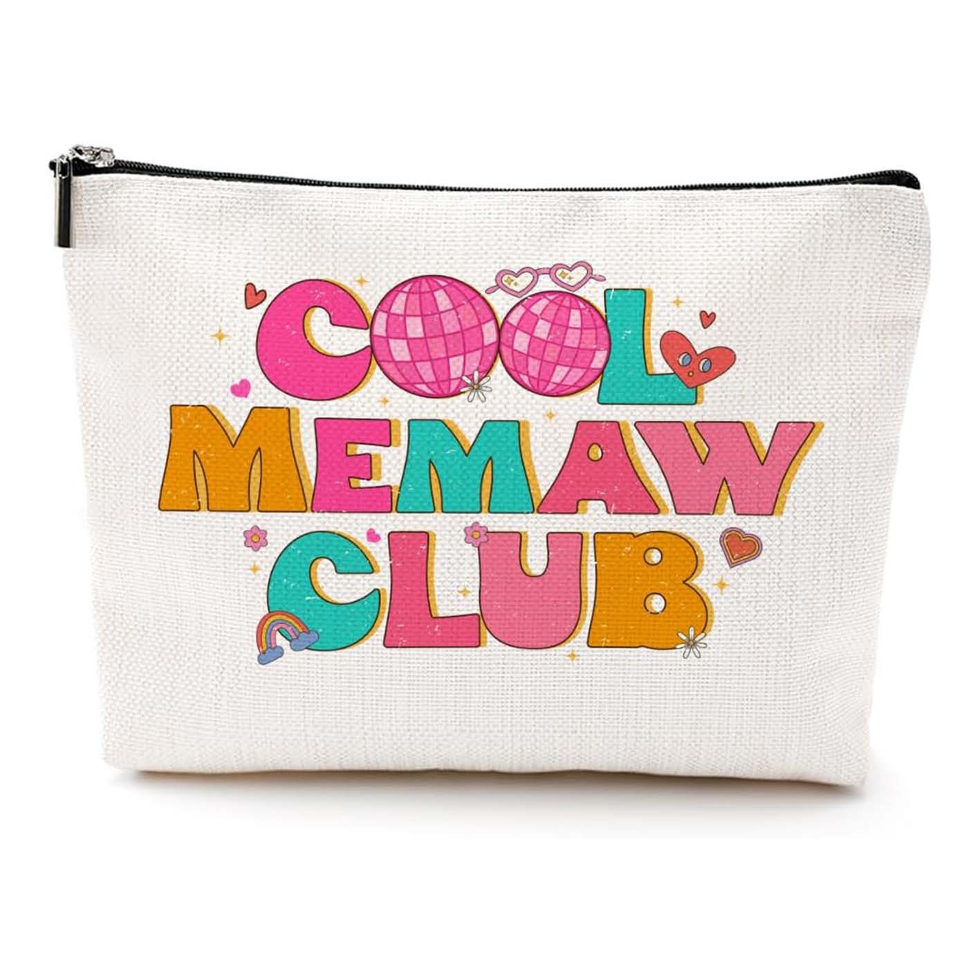 Bolsa de maquillaje de damas transfronteriza de Amazon NANA bolsas de maquillaje de patrón creativo bolsas de almacenamiento de lino bolsa de cremallera impermeable