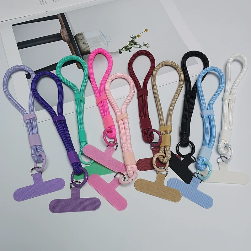 Ремешок для мобильного телефона в китайском стиле, брелок для разрешения на работу, подвесной зажим, веревка регулируемой длины, короткая цепочка на запястье, оптовая продажа