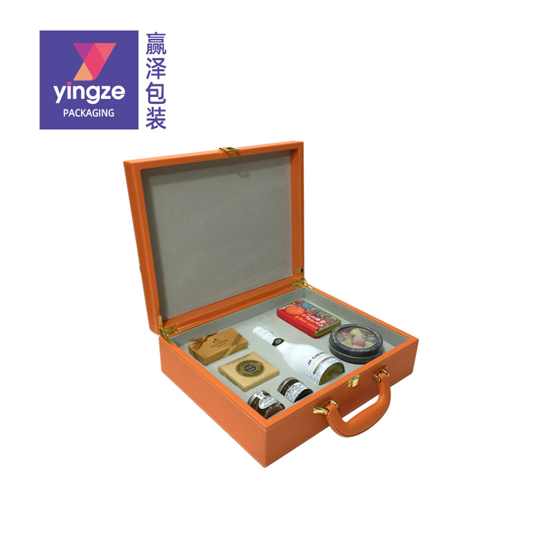 厂家供应皮质婚庆喜糖伴手礼盒公司年庆生日宴乔迁伴手礼盒定制