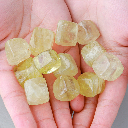 Natural crystal rough stone cubes, amethyst rose quartz, tiger eye stone, ice tartar, aromatherapy stone, fish tank decoration stone