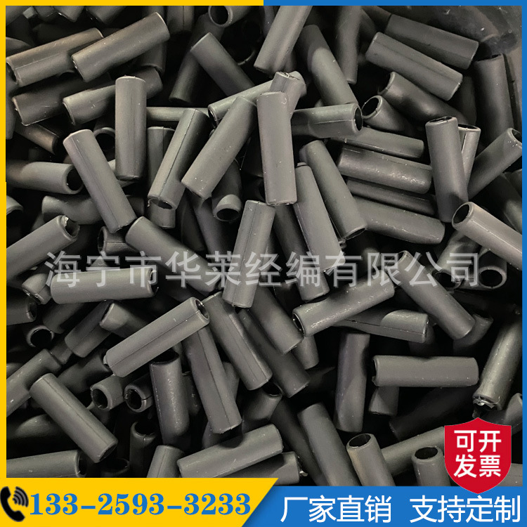 厂家供应 黑色硅胶套管 圆形硅胶护套管 硅胶保护套