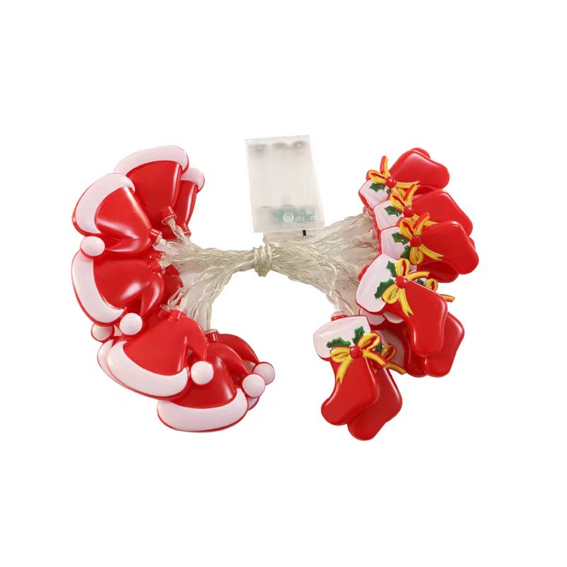 Christmas hat + christmas stockings