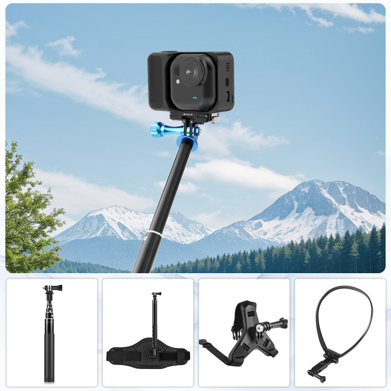 PULUZ胖牛 适用Insta360 GO Ultra运动相机铝合金磁吸快拆底座|undefined