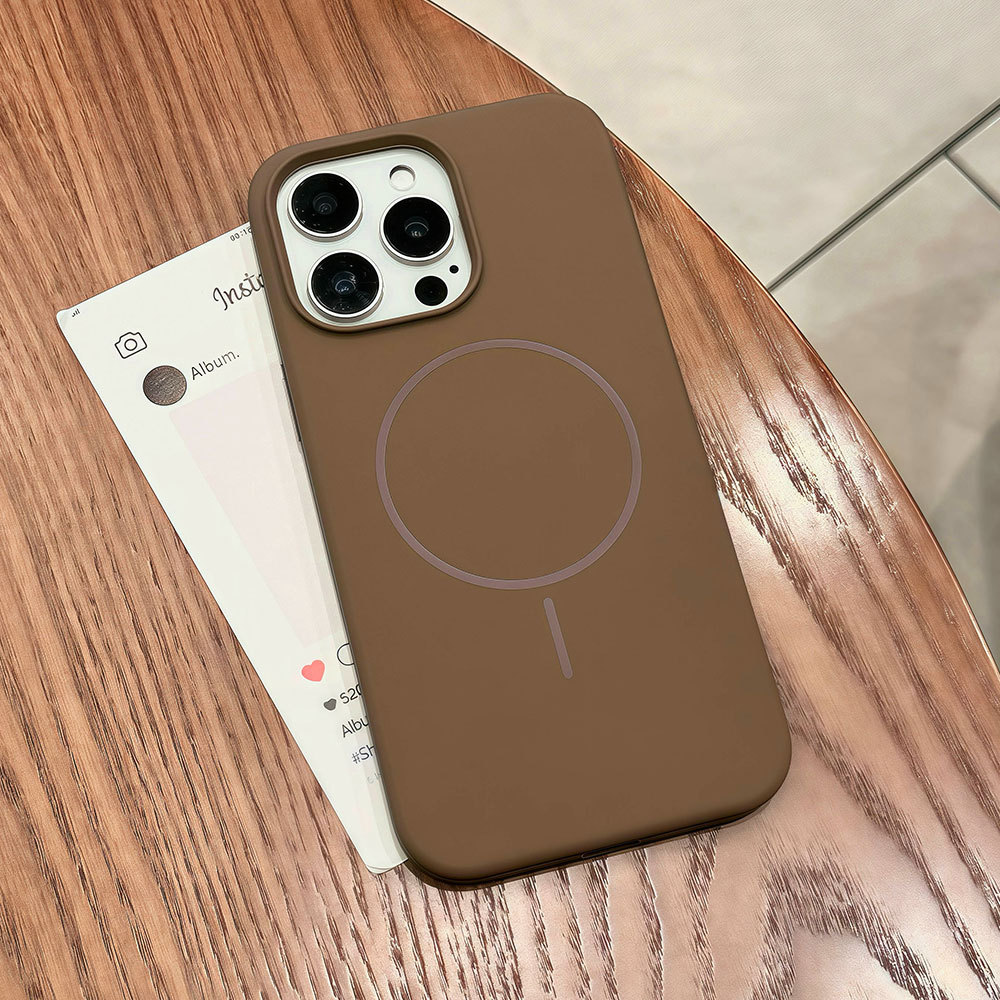 Liquid silicone magnetic shell-new brown-